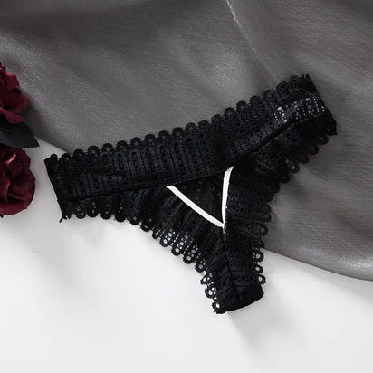 Women's Cotton Seamless Sexy Thong Underwear