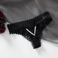 Women's Cotton Seamless Sexy Thong Underwear