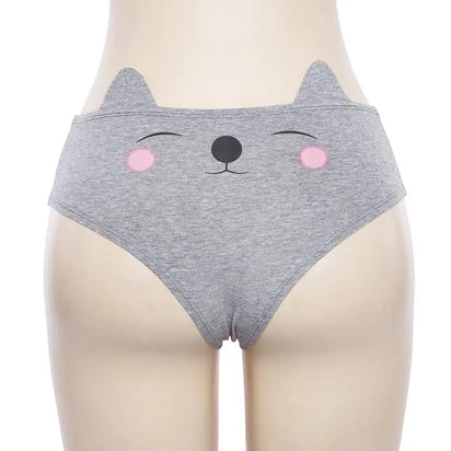 Cute Women's Underwear with Cartoon Designs and Comfort