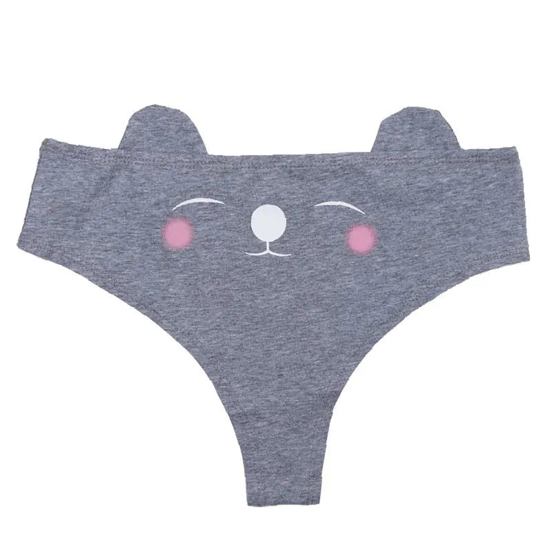Cute Women's Underwear with Cartoon Designs and Comfort