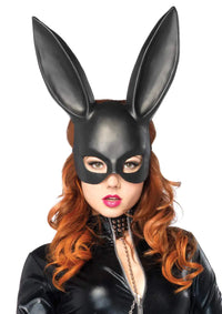 Womens Bunny Masquerade Mask Lingerie Black One Size US