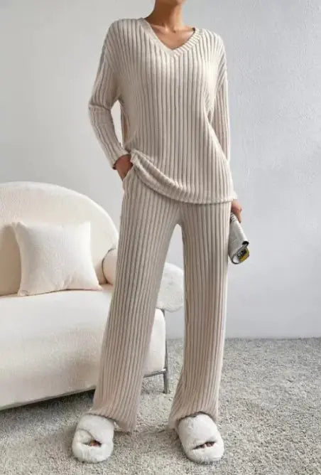 Komfrt Knitted Two Piece Set Outfit